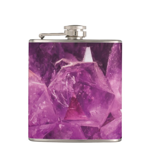 Flasques Le cristal de violet (Devant)