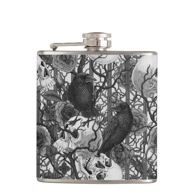 Flasques Le secret de Raven. Illustration gothique sombre e (Devant)