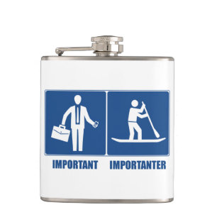 Flasques Le travail est important, le paddle est plus impor