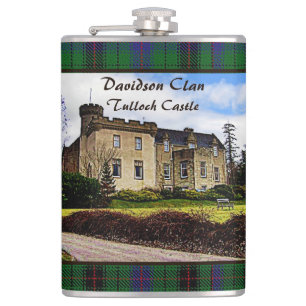 Flasques Le Tulloch Castle du clan Davidson écossais