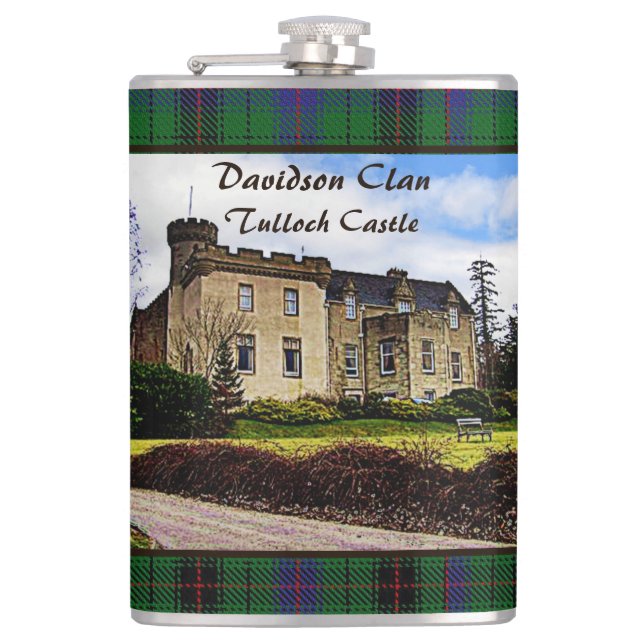 Flasques Le Tulloch Castle du clan Davidson écossais (Devant)