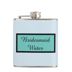 Flasques L'eau de demoiselle d'honneur