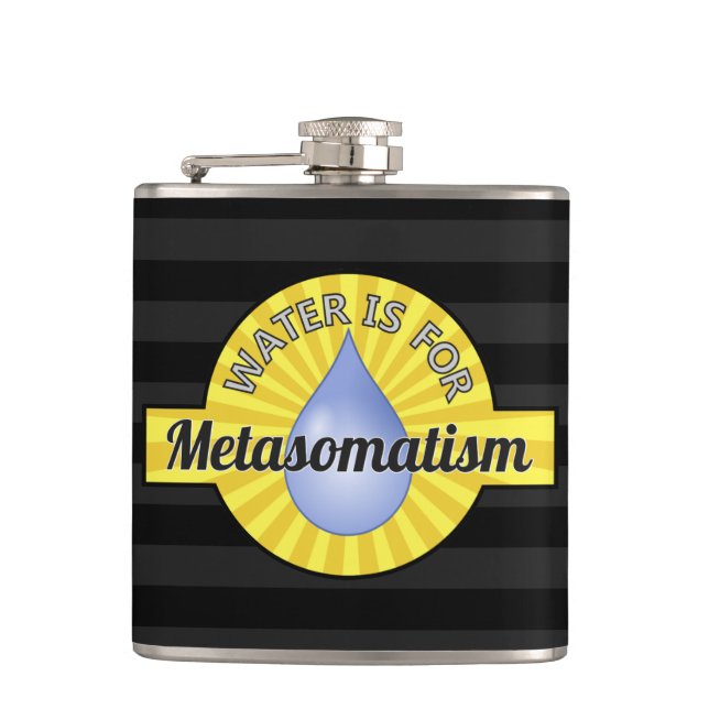 Flasques L'eau est pour le métasomatisme (Devant)