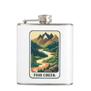 Flasques Les couleurs de l'Oregon de Fish Creek