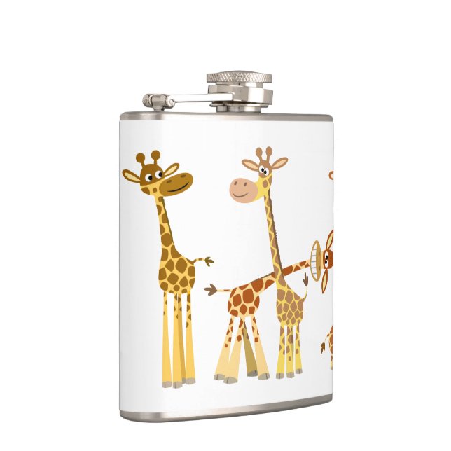 Flasques Les girafes de dessin : le ballon de la hanche (Droite)
