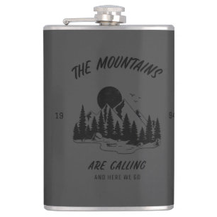 Flasques Les montagnes appellent et nous allons ici 710 ml