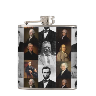 Flasques Les présidents américains Plus Hamilton et Frankli