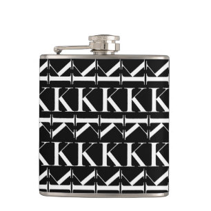 Flasques Lettre initiale monogramme K