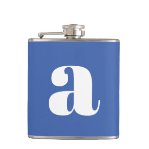 Flasques LETTRE INITIALE MOYENNE Mariage Bleu CLAIR
