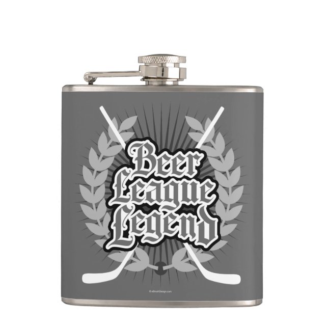 Flasques Ligue de la bière de hockey (Devant)