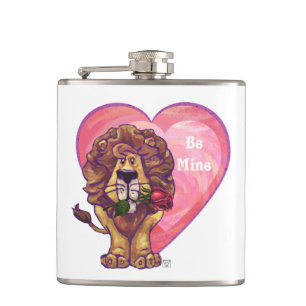 Flasques Lion Saint Valentin