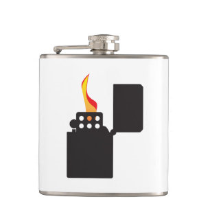 Flasques Lit Open Cigarette Lighter