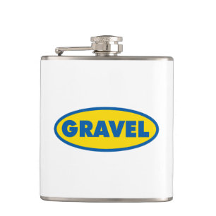 Flasques Logo jaune Gravel Cycling