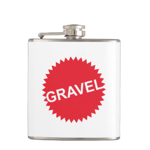 Flasques Logo rouge Gravel Cycling