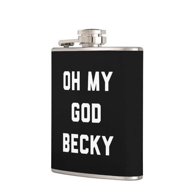 FLASQUES L'OH MON BECKY D'UN DIEU (Gauche)