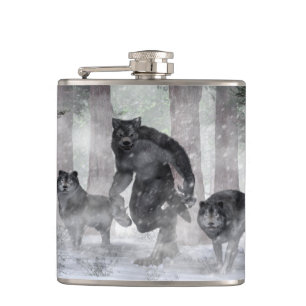 Flasques Loup-garou et loups