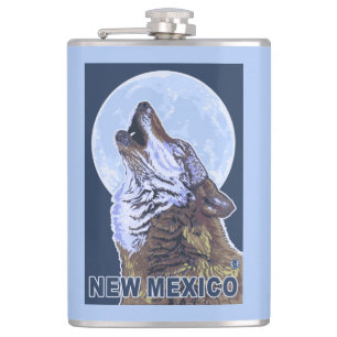 Flasques Loup gris HowlingNew Mexique