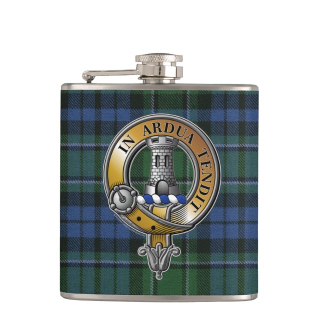 Flasques MacCallum Tartan & Badge (Devant)