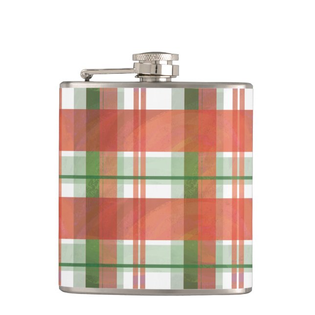 Flasques Madras Plaid Noël (Devant)