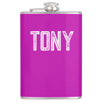 Magenta solide Nom personnalisé Monogramme