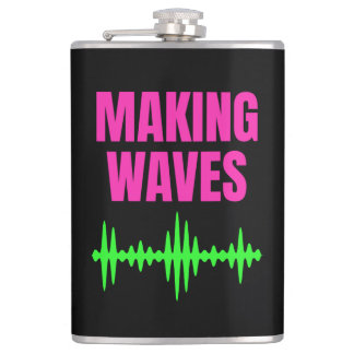 Flasques Making Waves - Sound Waves - Producteur de musique