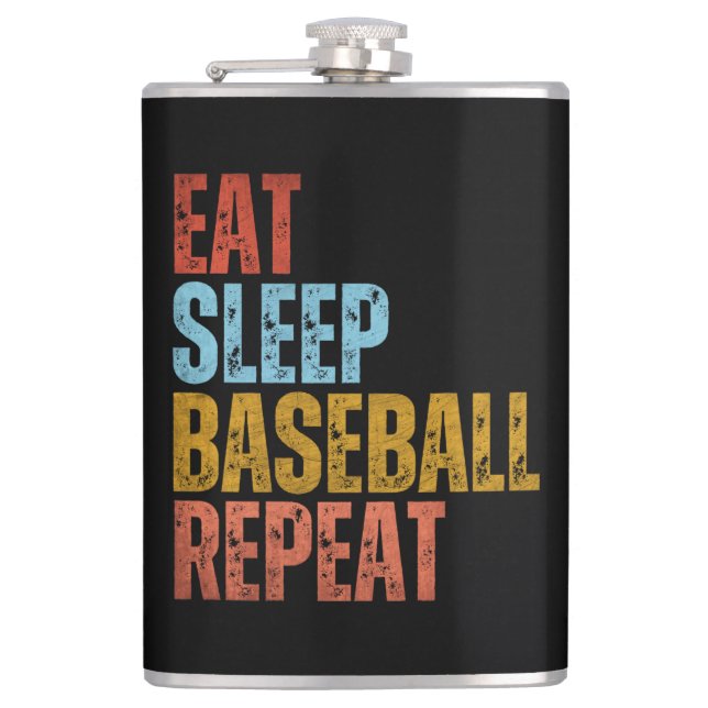 FLASQUES MANGER DORMIR BASEBALL RÉPÉTER (Devant)