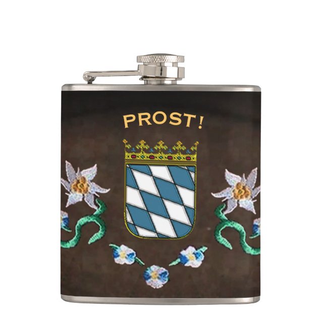 Flasques Manteau de la Bavière des bras "Prost ! " (Devant)