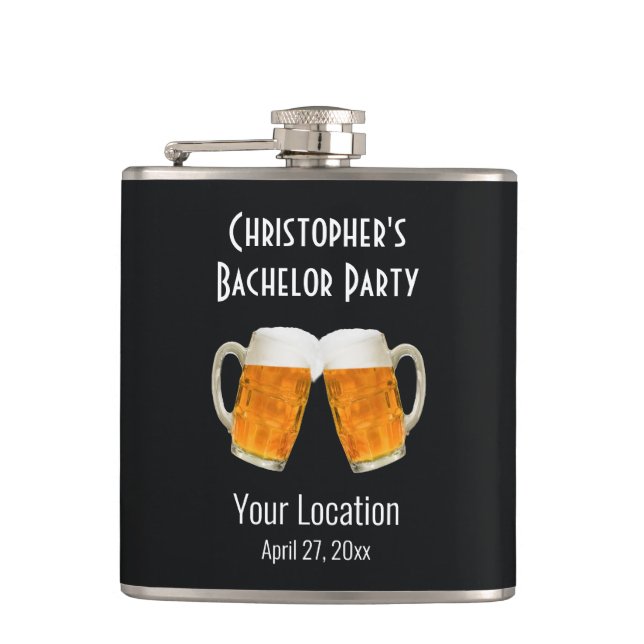 Flasques Mariage de la fête de baccalauréat La bière bravo (Devant)