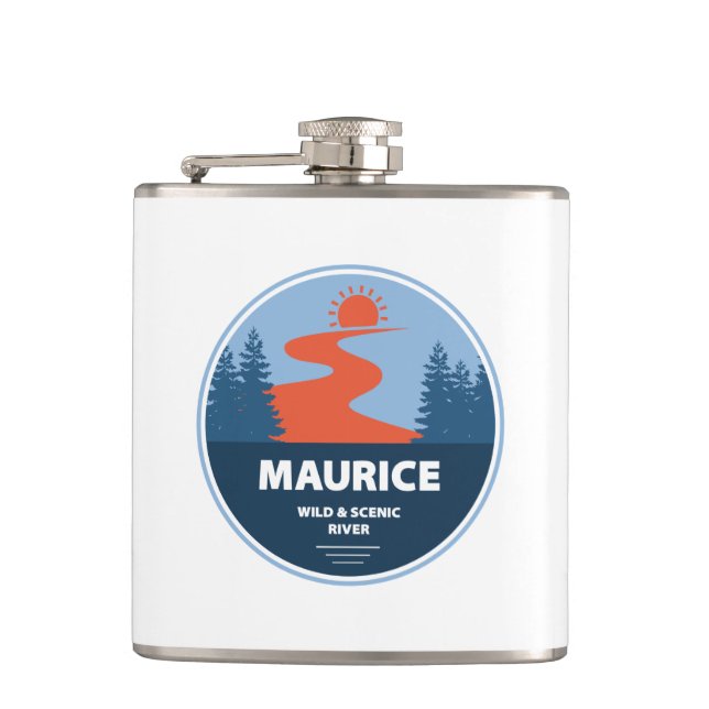 Flasques Maurice Wild Et Rivière Pittoresque (Devant)