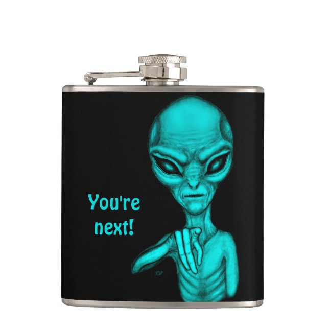 Flasques Mauvais Alien, Tu es le prochain ! (Devant)