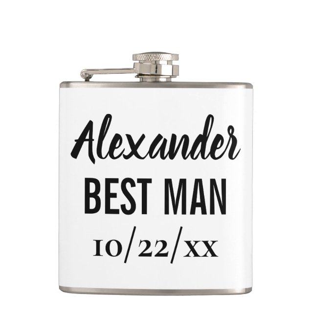 Flasques Meilleur homme Bachelor Fête de mariage Favoriser (Devant)