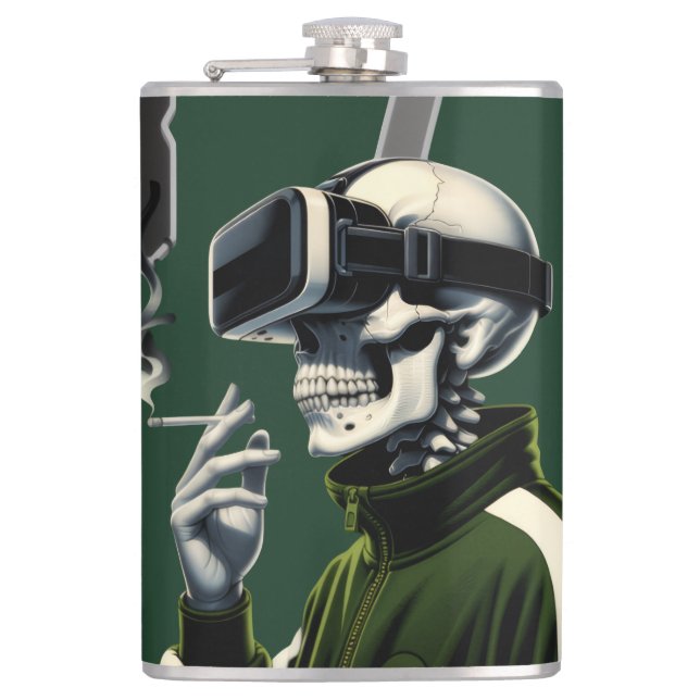 Flasques Men/Women 876 LESSONS LEARN Vinyl Wrapped Flask (Devant)