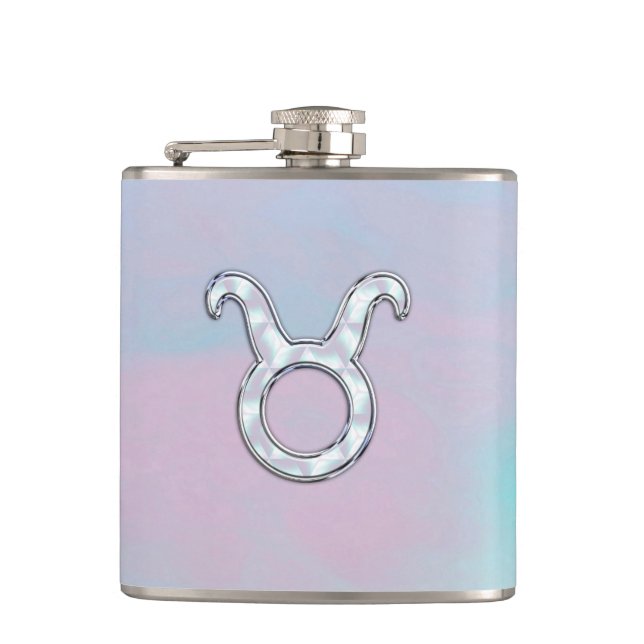 Flasques Mère de style perle Taurus Zodiac Horoscope (Devant)