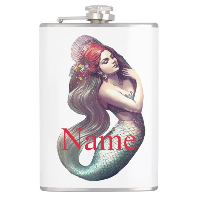 Flasques Mermaid Beauté de Redhead Thunder_Cove (Devant)