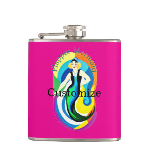 Flasques Mermaid Flapper Colorée Thunder_Cove