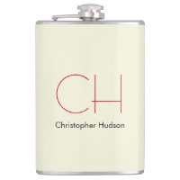 Moderne tendance Monogramme Rouge Beige