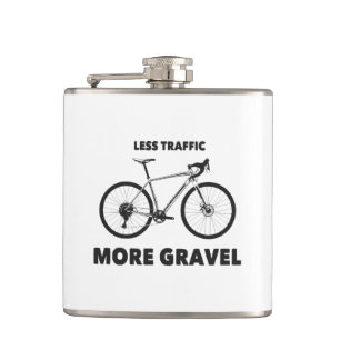 Flasques Moins de trafic Plus de gravier