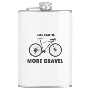 Flasques Moins de trafic Plus de gravier
