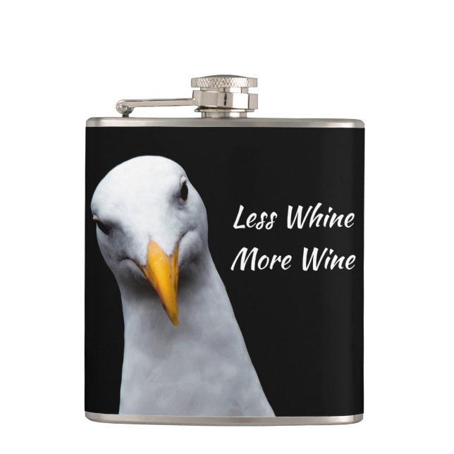 Flasques Moins De Vin. *Drôle cadeau* (Devant)