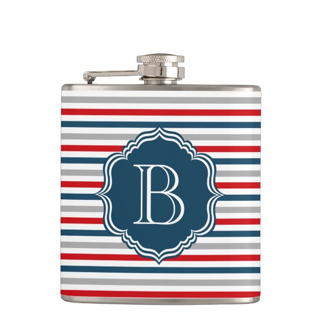 Flasques Monogram design (Devant)