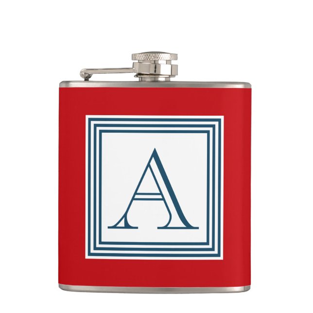 Flasques Monogram design (Devant)