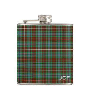 Flasques Monogramme de tarte à la chasse aux clans Fraser