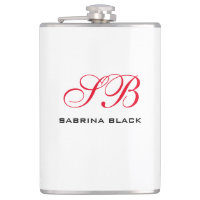 Monogramme Initiales Nom Plain Moderne Minimaliste