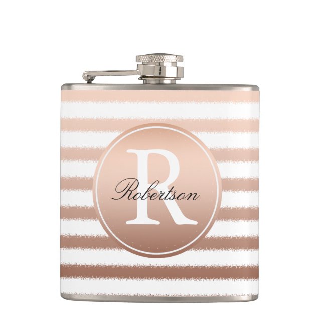 Flasques Monogramme Ombre Grandes Bronze Or (Devant)