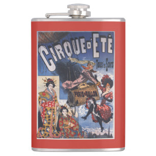 Flasques Montgolfière et affiche japonaise de dames