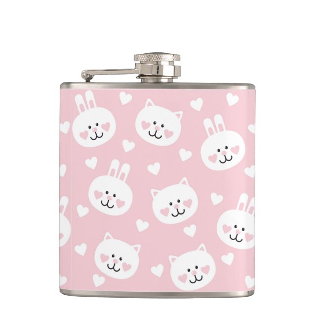 Flasques Motif 2 d'amour (Devant)