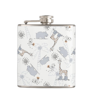 Flasques motif 2 de griffonnage