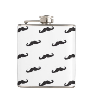 Flasques Motif 2 de hippie de moustache