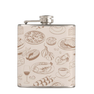 Flasques Motif alimentaire 3