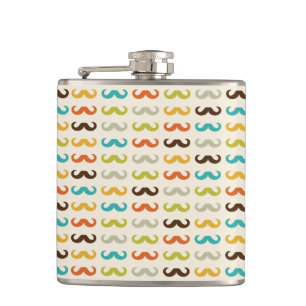 Flasques Motif avec la moustache